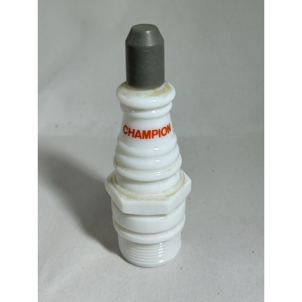 Vintage Avon Champion Spark Plug Cologne Decanter Wild Country Empty Shave